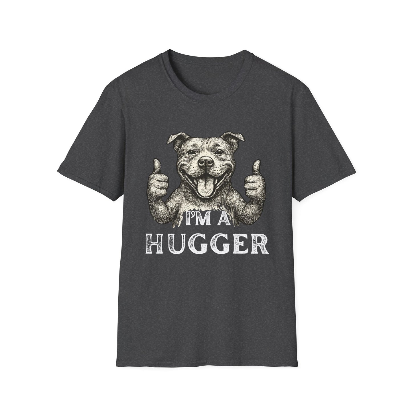 Pitbull Hugger T-Shirt | Funny Dog Lover Graphic Tee