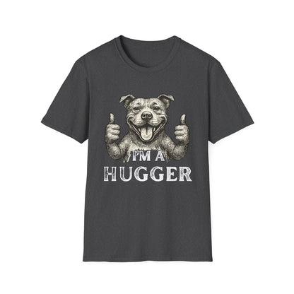 Pitbull Hugger T-Shirt | Funny Dog Lover Graphic Tee
