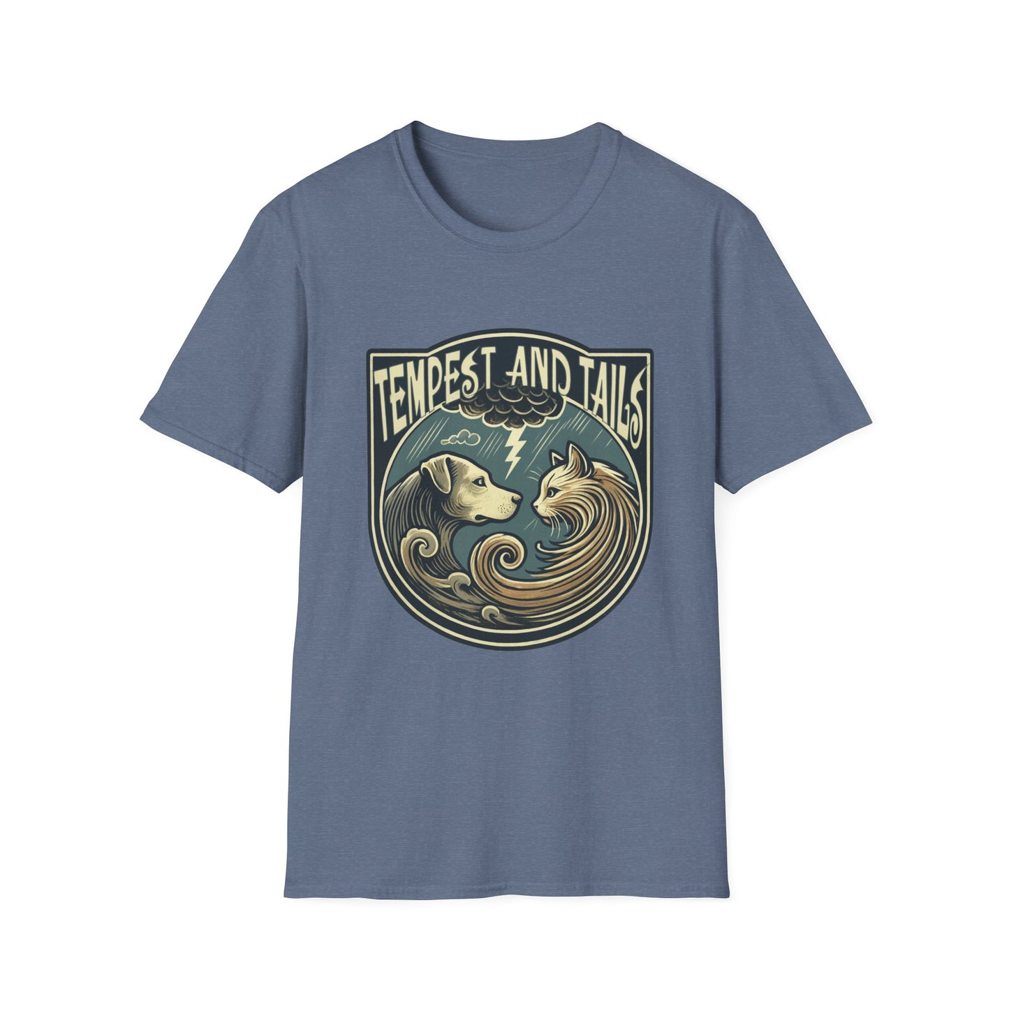 Tempest and Tails Unisex T-Shirt - Fun Pet Lover Tee, Gift for Dog Owners, Animal Lover Apparel, Cute Graphic Shirt, Casual Wear
