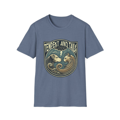 Tempest and Tails Unisex T-Shirt - Fun Pet Lover Tee, Gift for Dog Owners, Animal Lover Apparel, Cute Graphic Shirt, Casual Wear