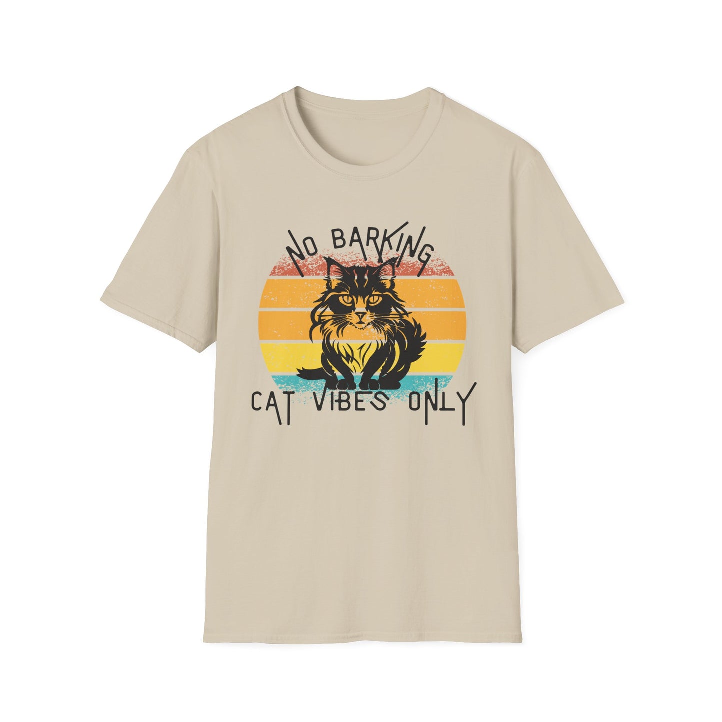 Cat Vibes Only Tee – Funny Retro Cat Lover Shirt