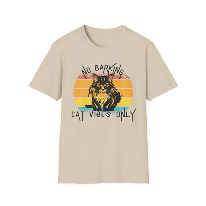 Cat Vibes Only Tee – Funny Retro Cat Lover Shirt