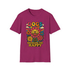 Dogs Bringing The Happy Retro T-Shirt