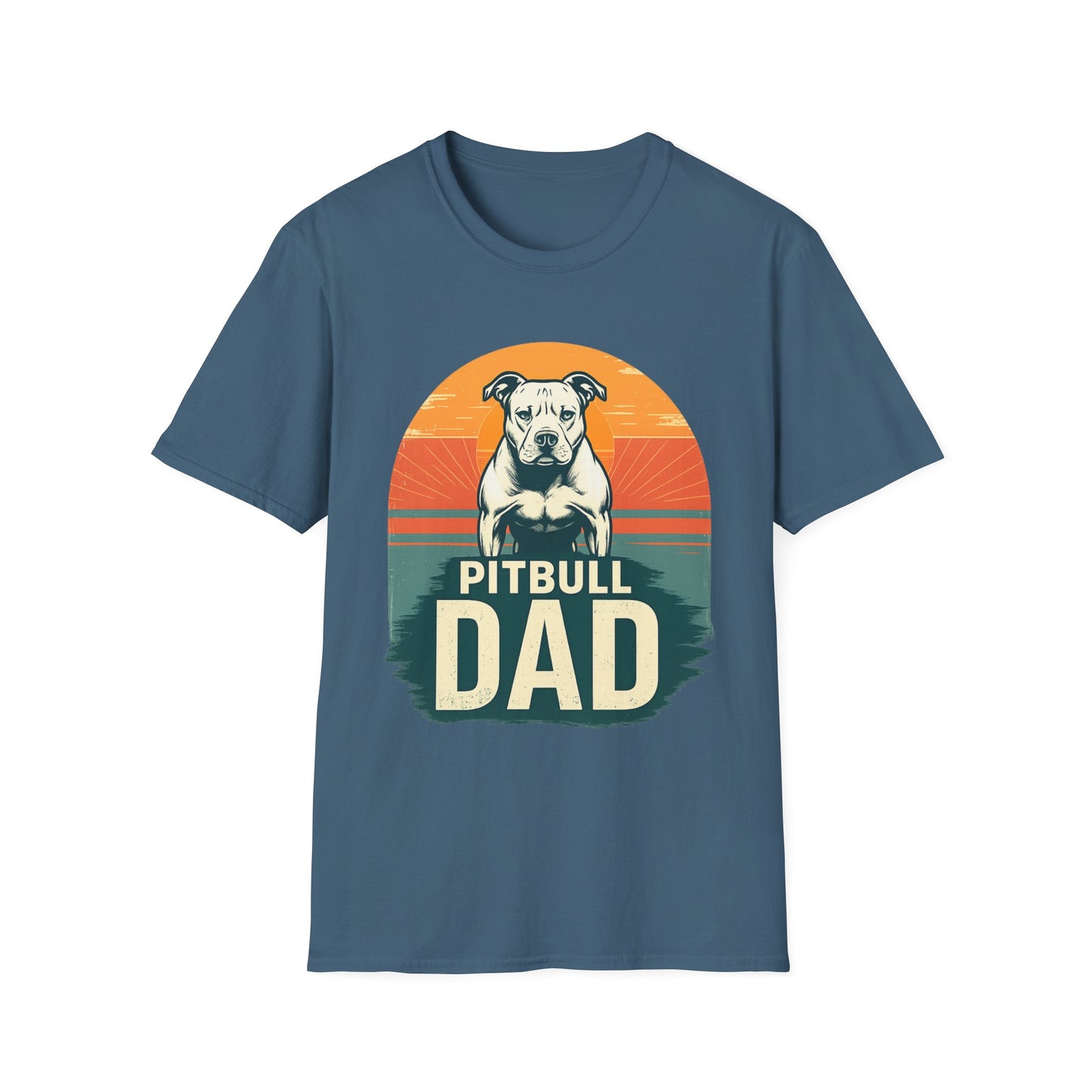 Vintage Pitbull Dad Shirt – Retro Dog Lover Gift Tee