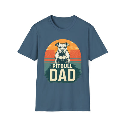 Vintage Pitbull Dad Shirt – Retro Dog Lover Gift Tee