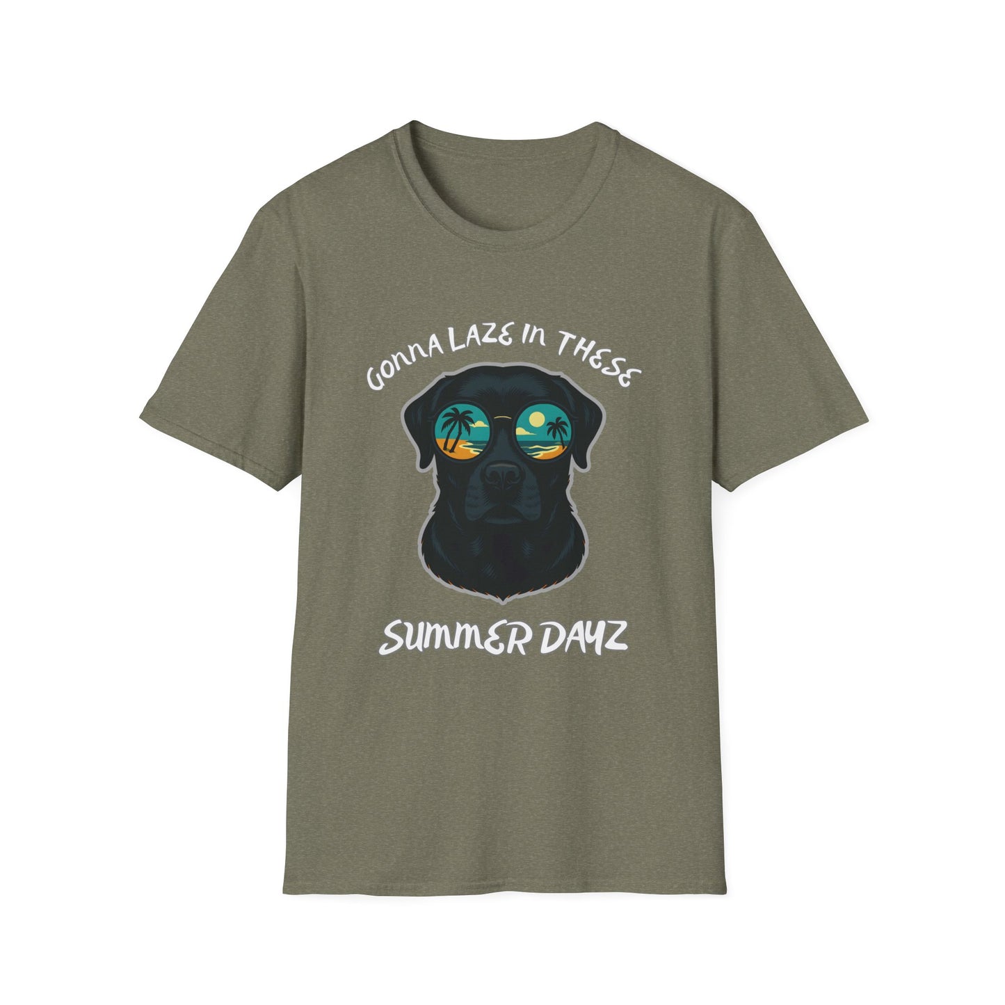 Cool Dog Summer Vibes T-Shirt, Summer T-Shirt, Dog Lover Gift, Casual Wear, Gift for Pet Owners, Beach Day Top