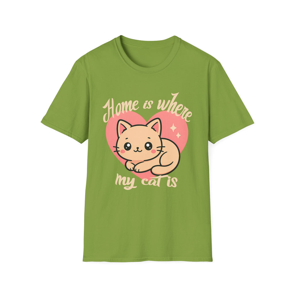 Home Is Where My Cat Is T-Shirt