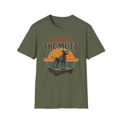 Vintage Mutt Dog Shirt – Because Perfect Is Boring Tee