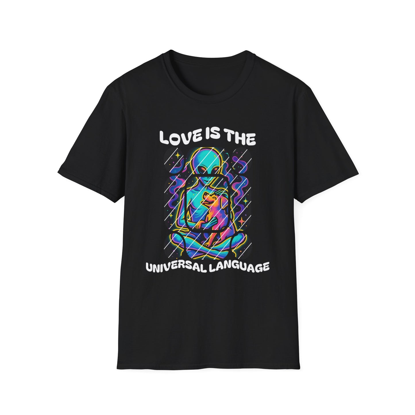 Alien Hug Dog Tee – Love Is The Universal Language
