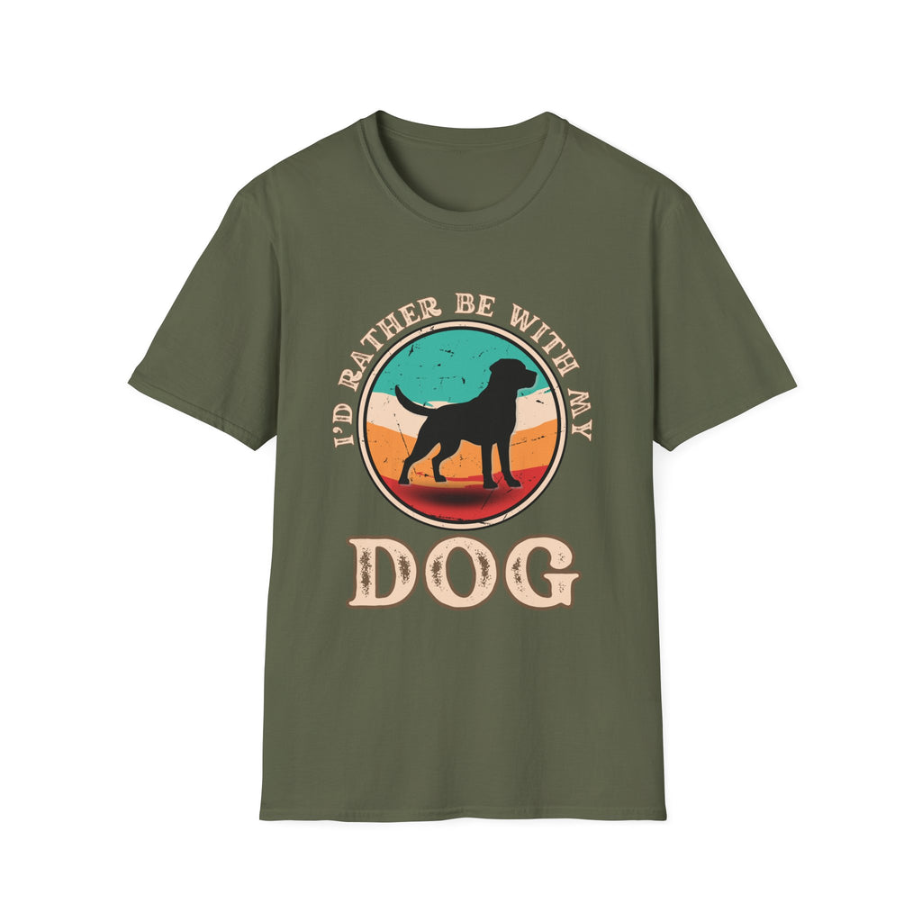 I’d Rather Be With My Dog T-Shirt