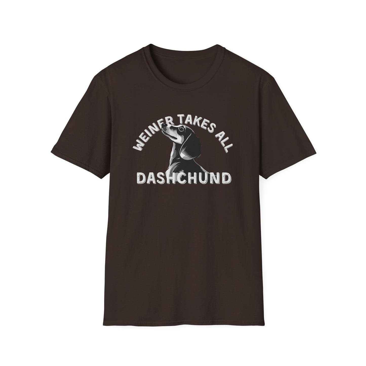 Funny Dachshund Shirt – Weiner Takes All T-Shirt