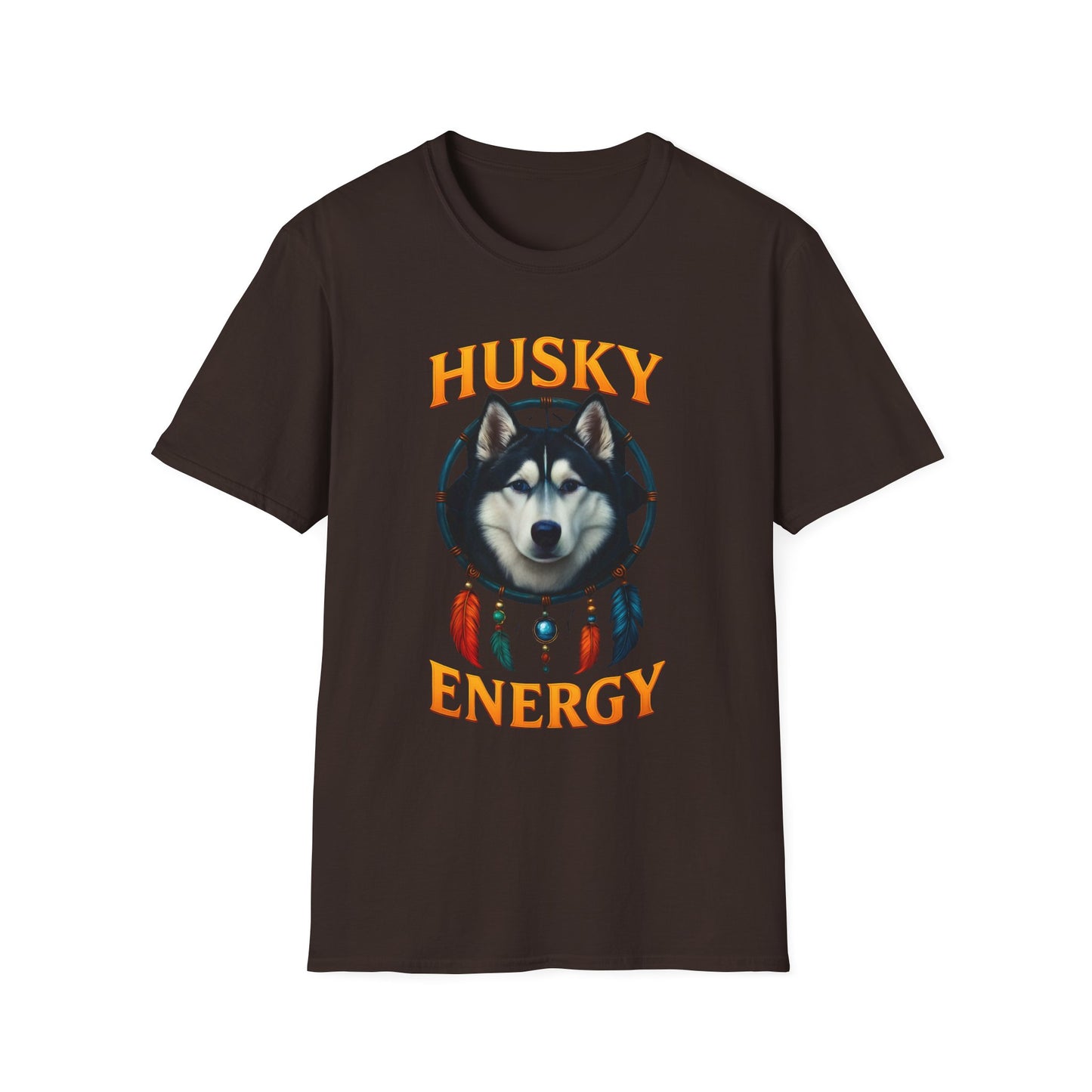 Husky Energy T-Shirt, Unisex Dog Lover Tee, Casual Wear, Pet Owner Gift, Animal Spirit Shirt, Outdoor Adventure Top
