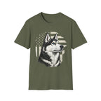 Patriotic Husky Pride T-Shirt
