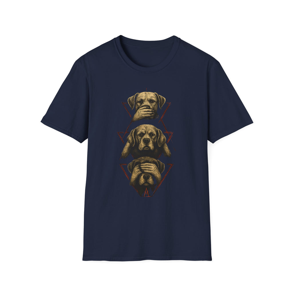 3 Wise Dogs Unisex T-Shirt