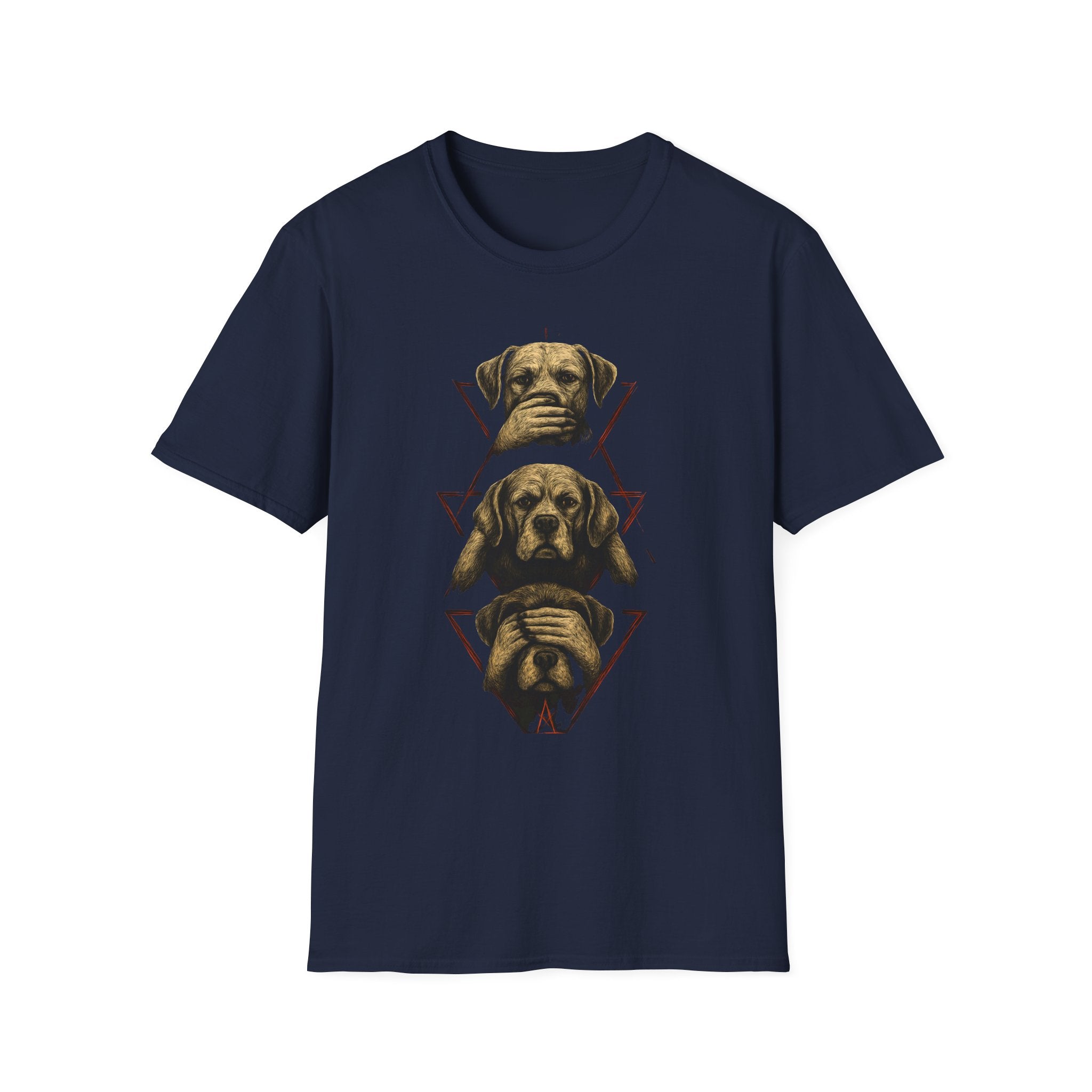 3 Wise Dogs Unisex T-Shirt