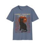 Cosmic Curiosity Black Cat T-Shirt