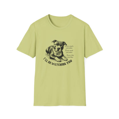Funny Dog Watching You Snack Quote T-Shirt
