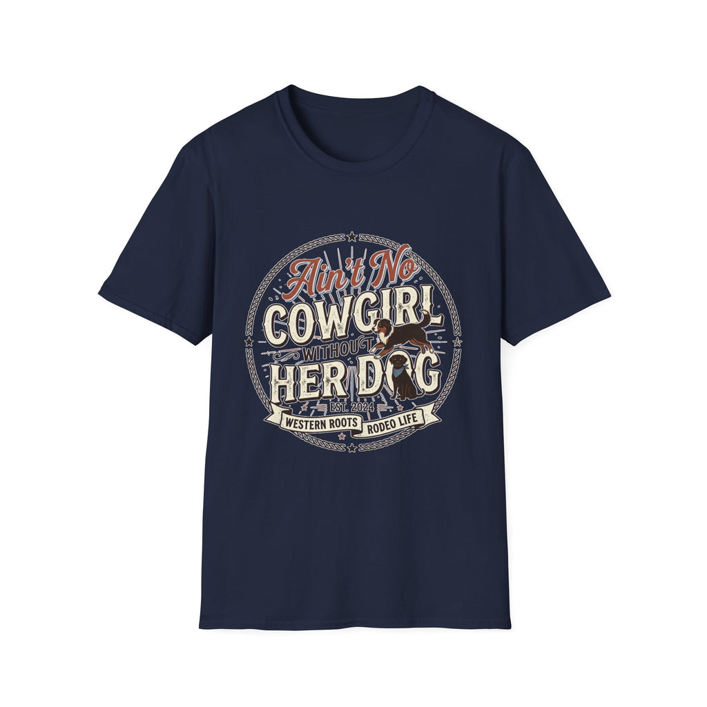 Ain't No Cowgirl Without Her Dog T-shirt