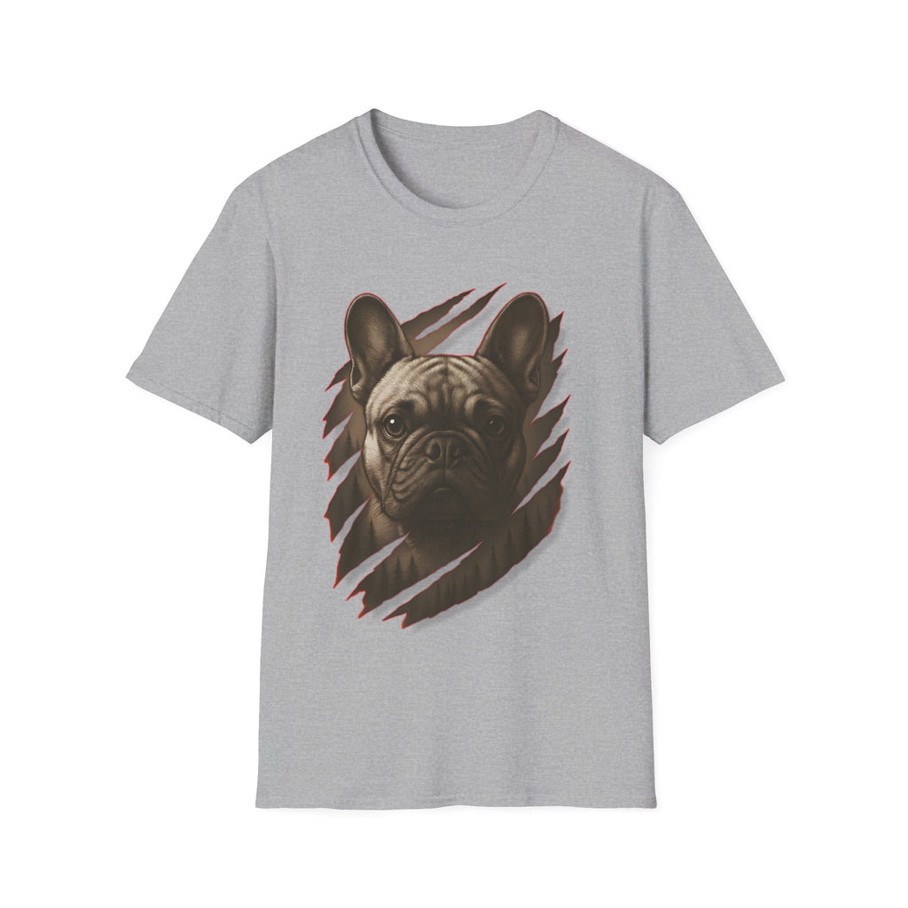 French Bulldog Claw Rips T-Shirt
