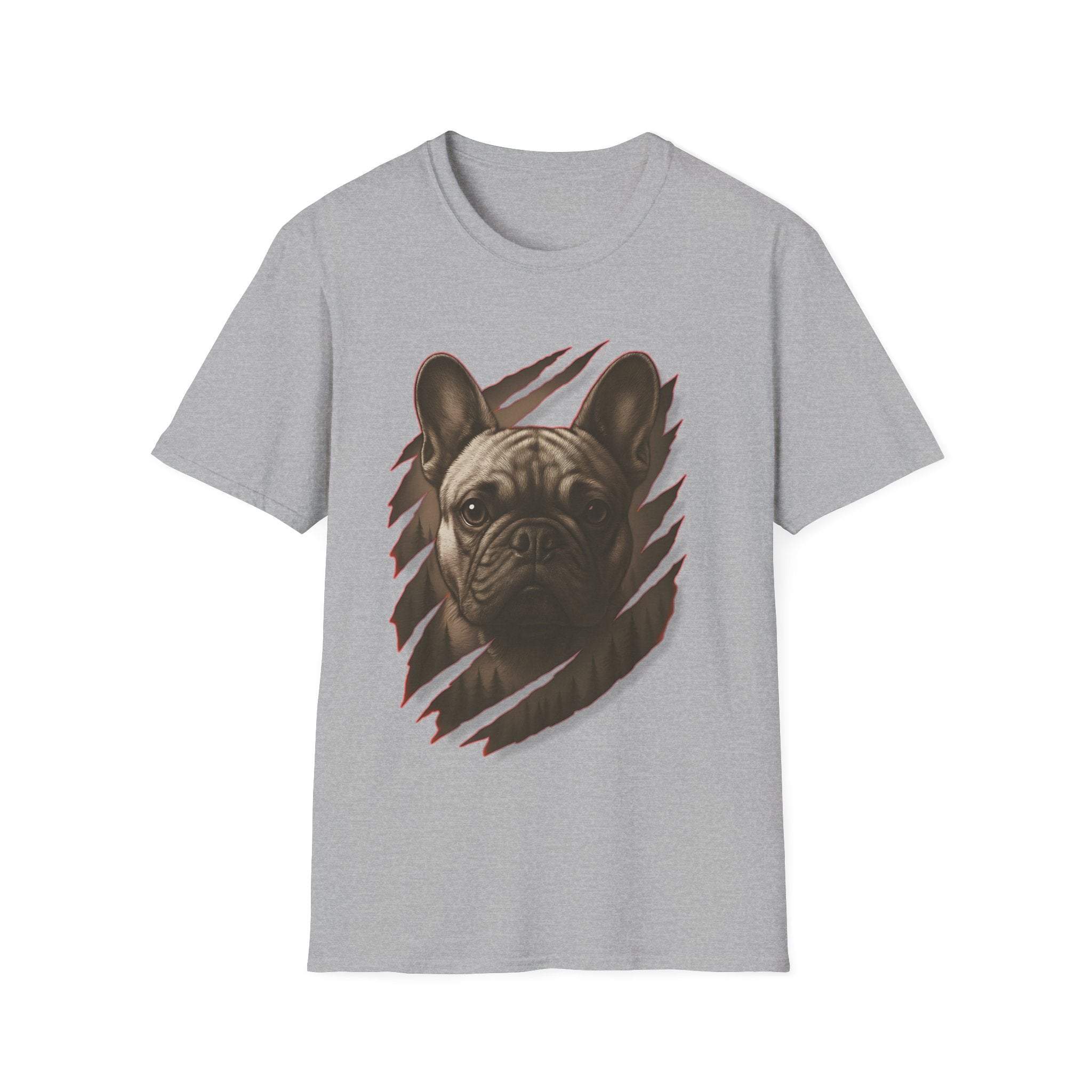 French Bulldog Claw Rips T-Shirt