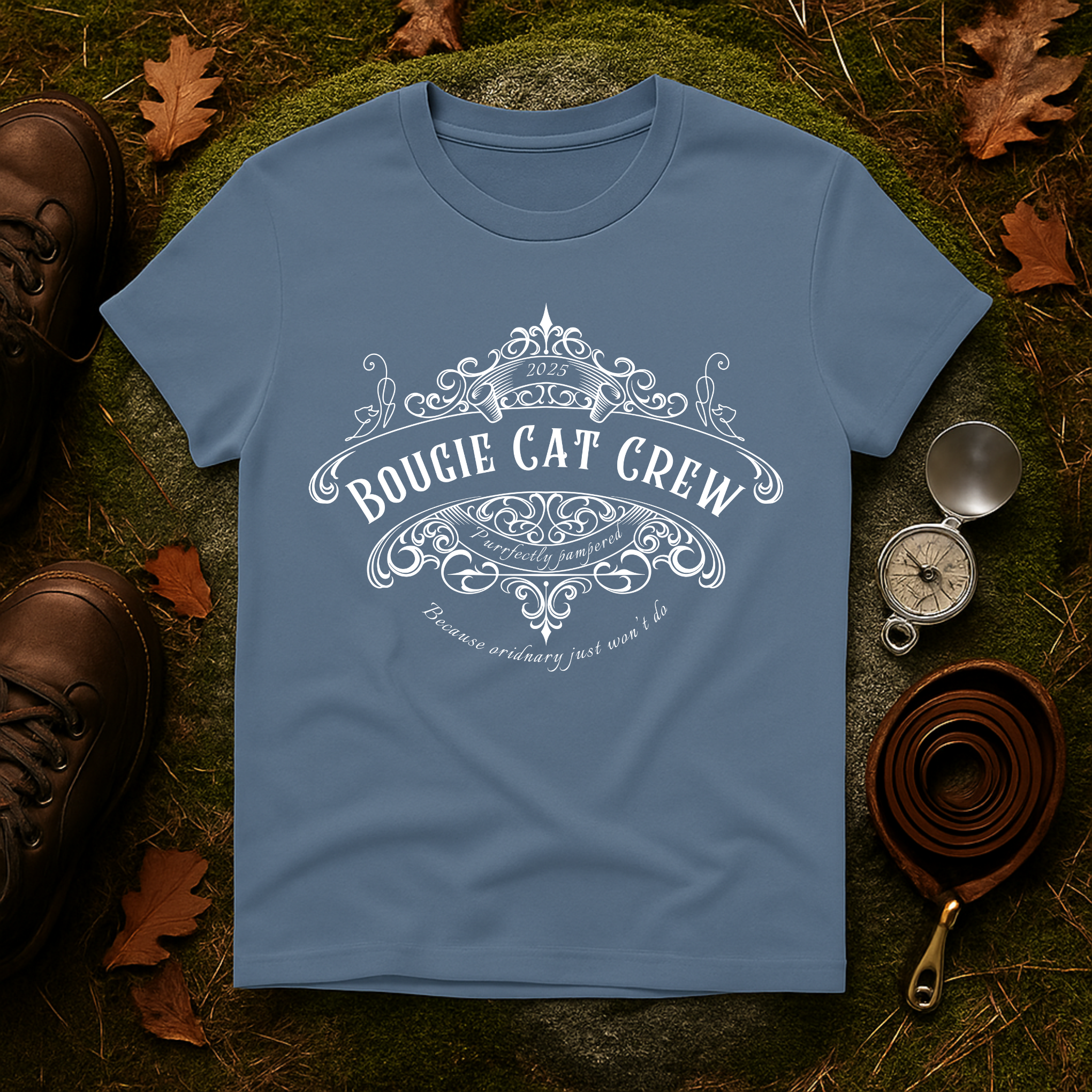 Bougie Cat Crew T-Shirt
