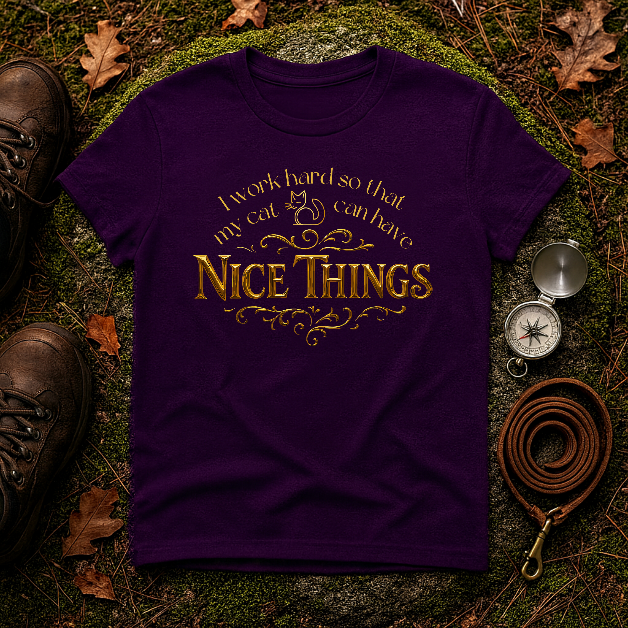 I Work Hard So My Cat Can Have Nice Things T-Shirt