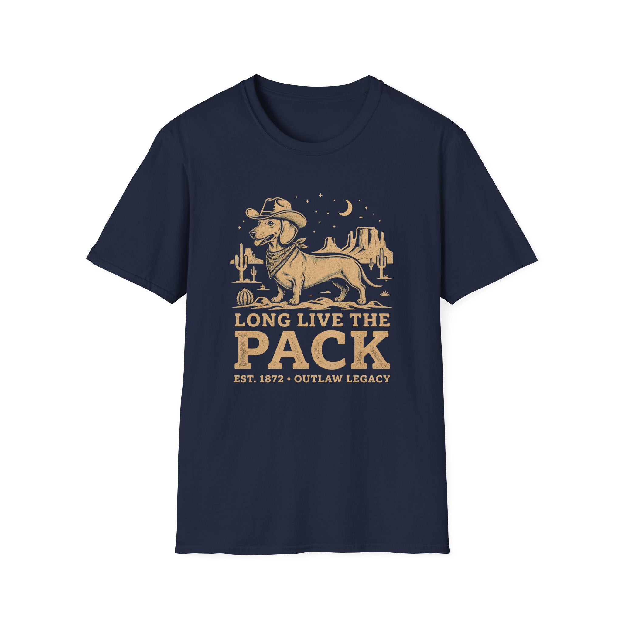 Long Live The Pack Western Dachshund T-Shirt
