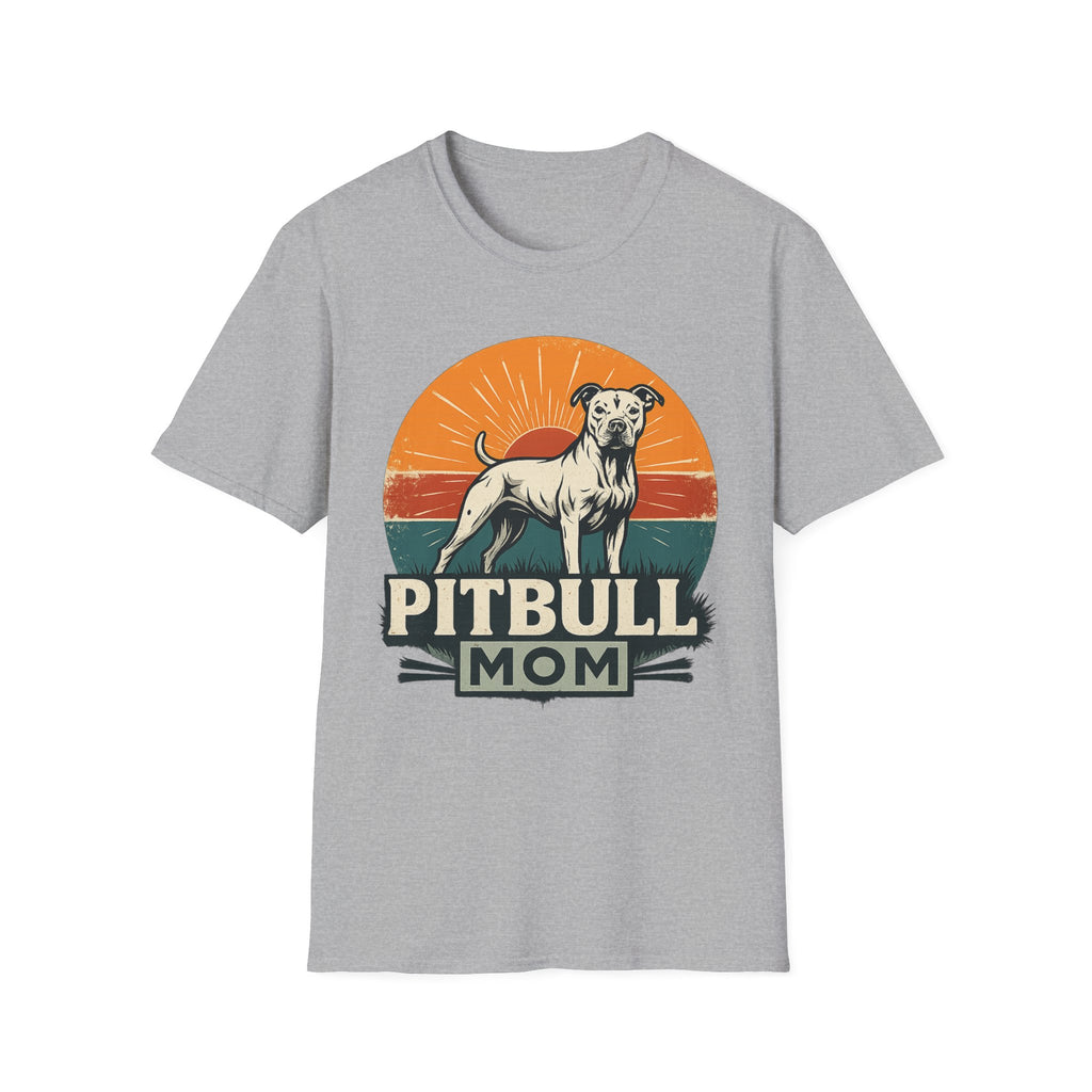 Vintage Pitbull Mom Shirt T-Shirt