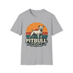 Vintage Pitbull Mom Shirt T-Shirt