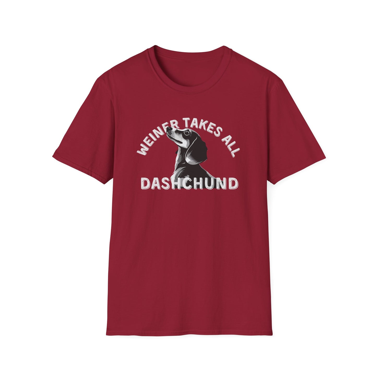 Funny Dachshund Shirt – Weiner Takes All T-Shirt