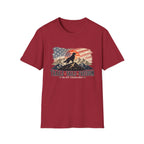 Trails Tails Freedom Patriotic Dog T-Shirt