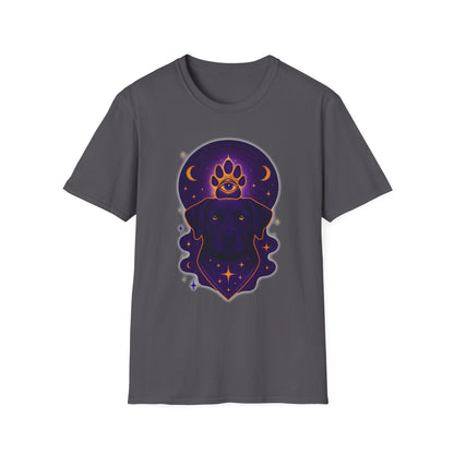 Mystical Animal T-Shirt, Celestial Shirt, Astrology Tee, Gift for Dog Lovers, Unique Graphic Apparel