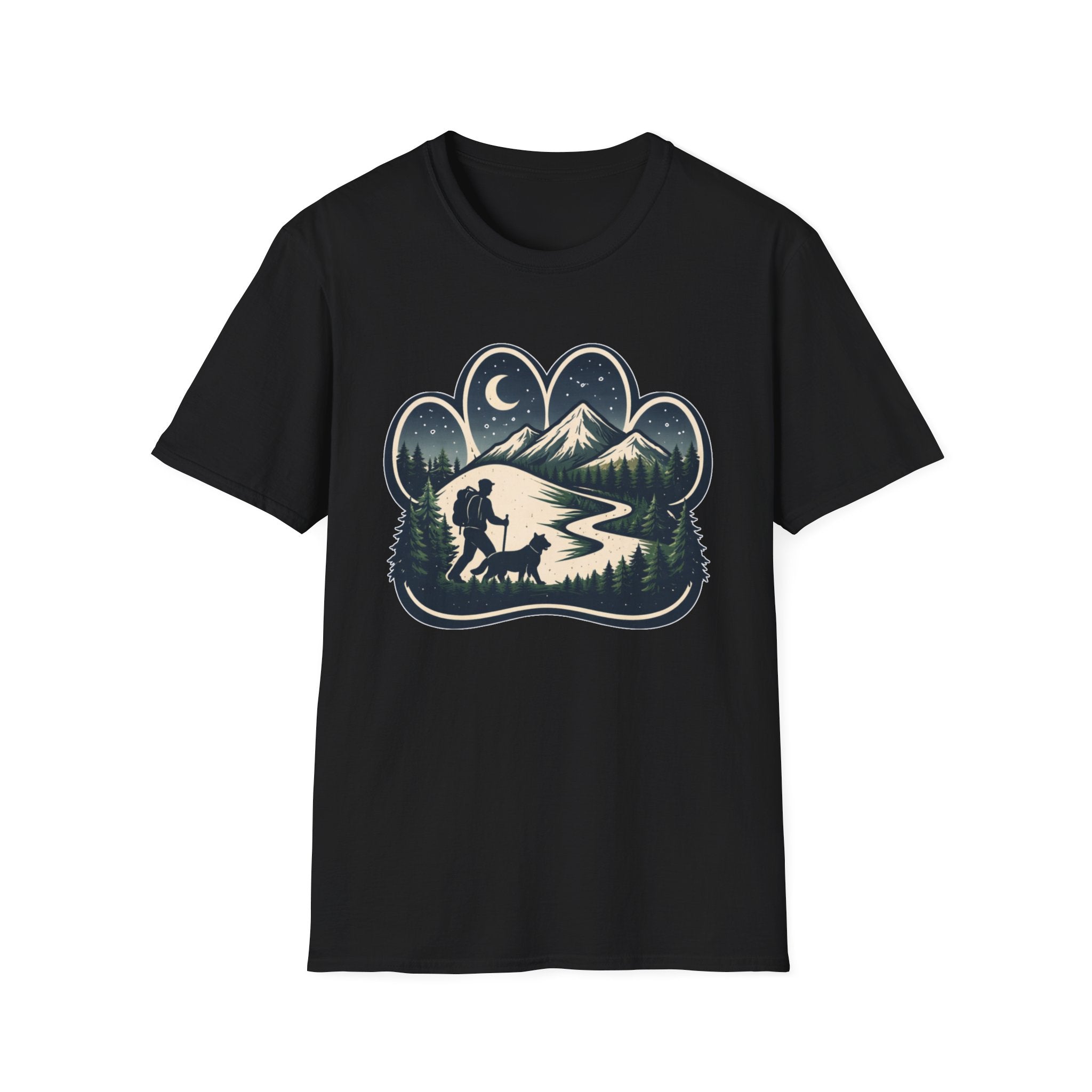 Hiker Paw Scenic T-Shirt