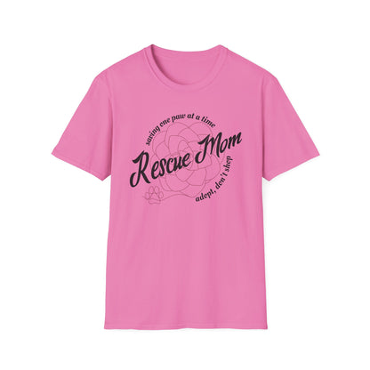 Rescue Mom Succulent Dog or Cat Shirt – One Paw at a Time