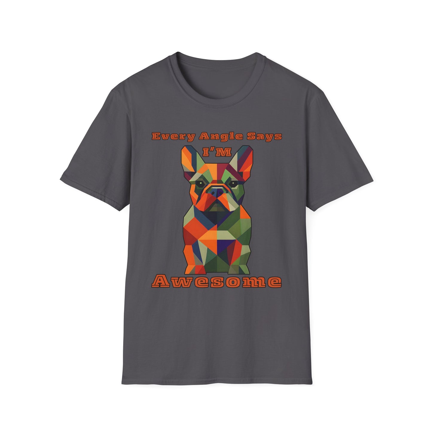Awesome French Bulldog Unisex Softstyle T-Shirt, Dog Lover Gift, Casual Wear, Birthday Gift, Funny Tee, Pet Owner Merch