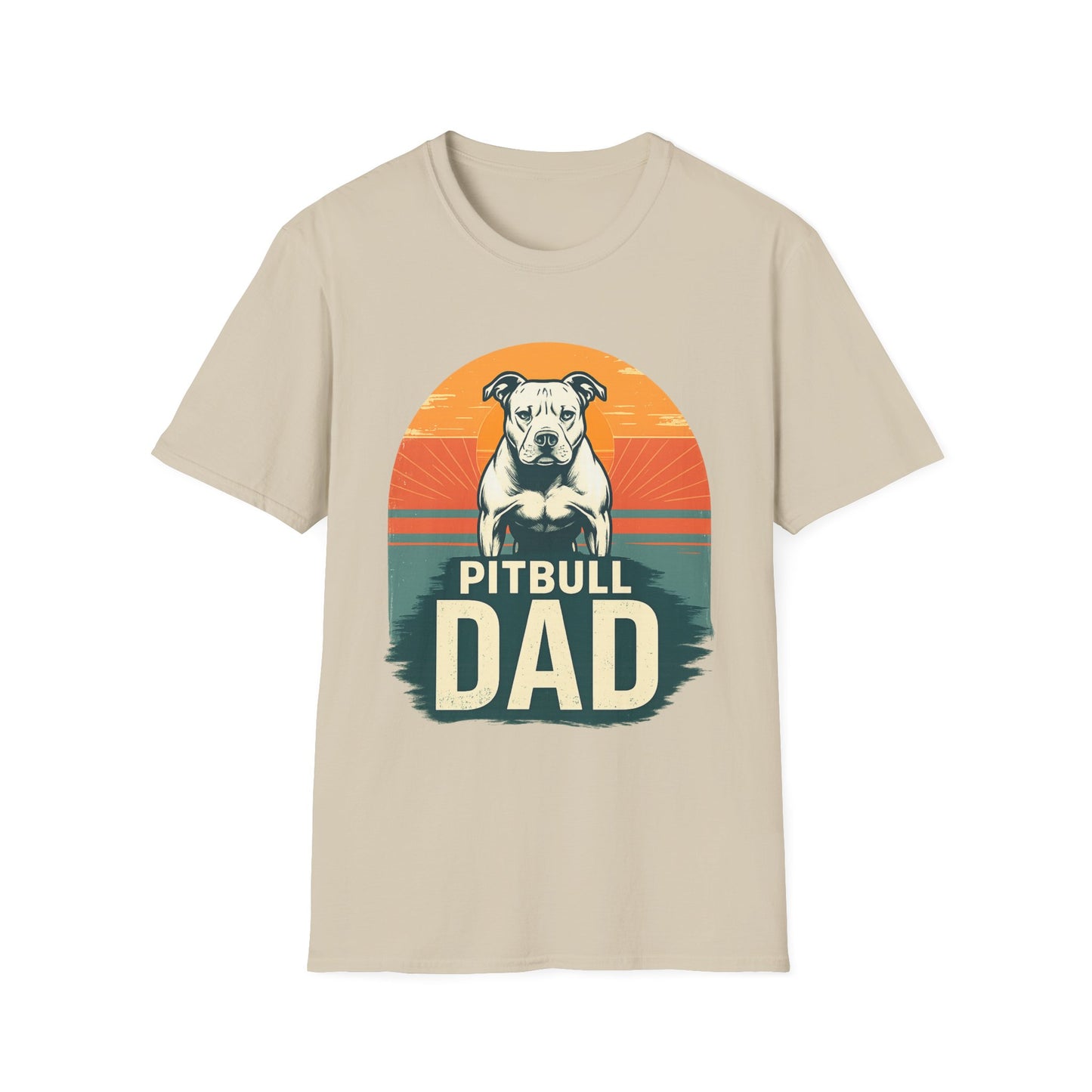 Vintage Pitbull Dad Shirt – Retro Dog Lover Gift Tee