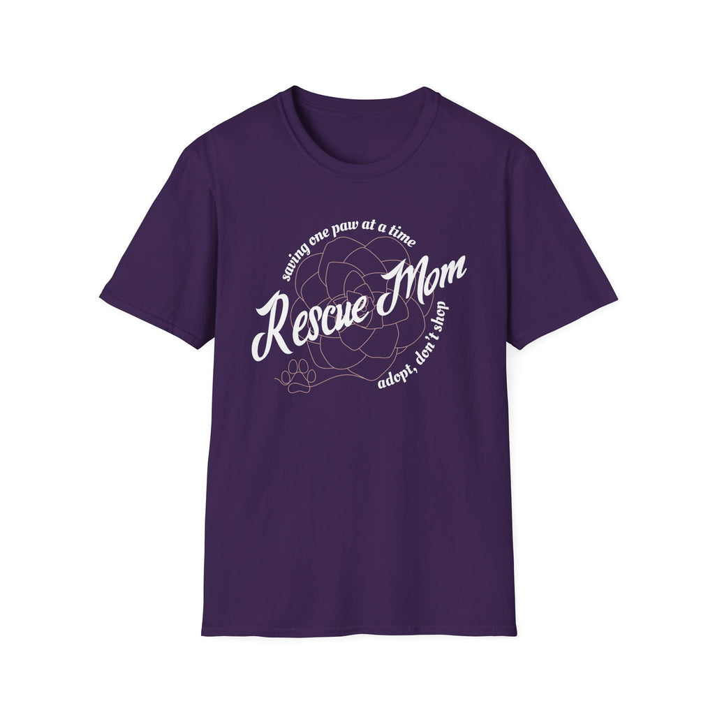 Rescue Mom One Paw at a Time T-Shirt