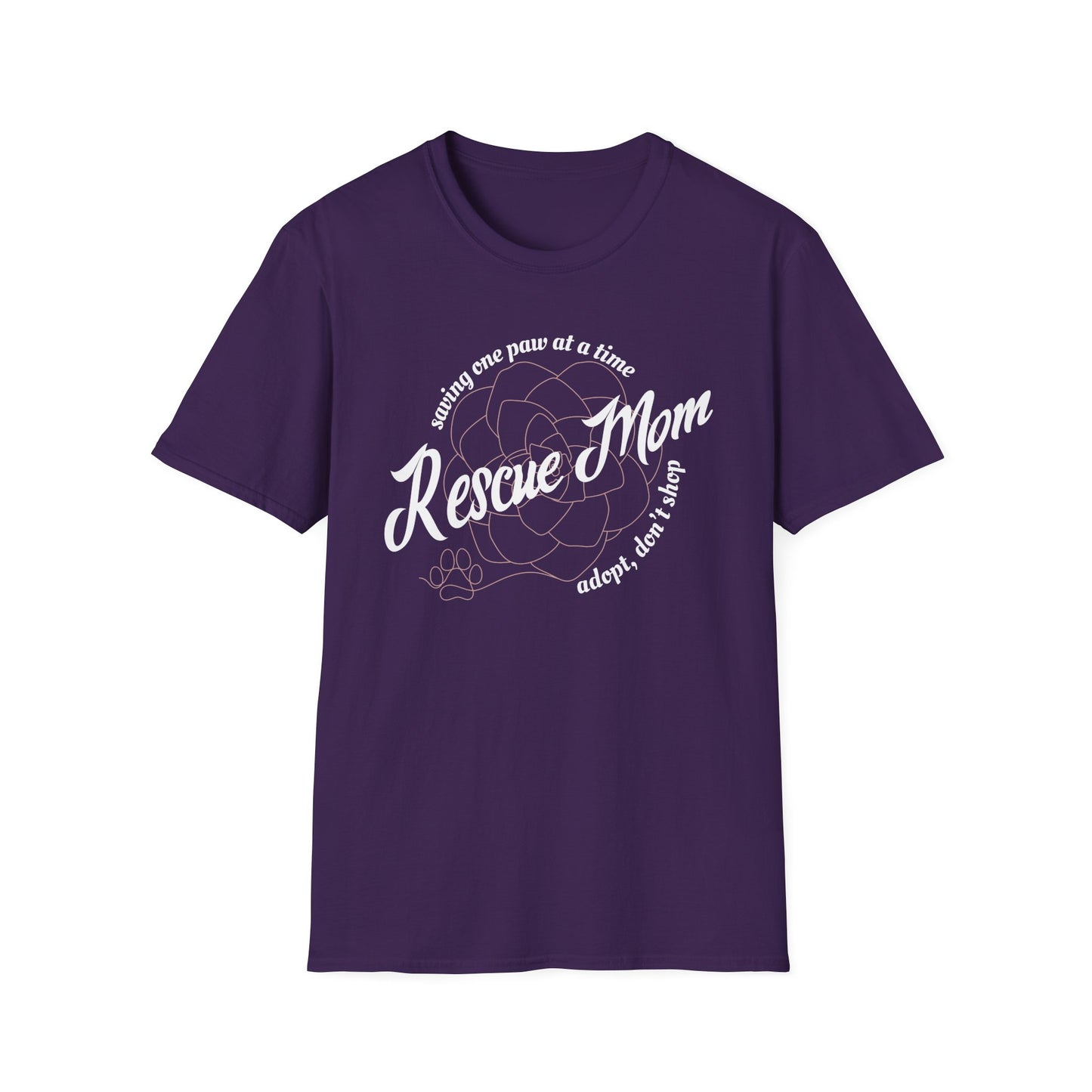 Rescue Mom Succulent Dog or Cat Shirt – One Paw at a Time