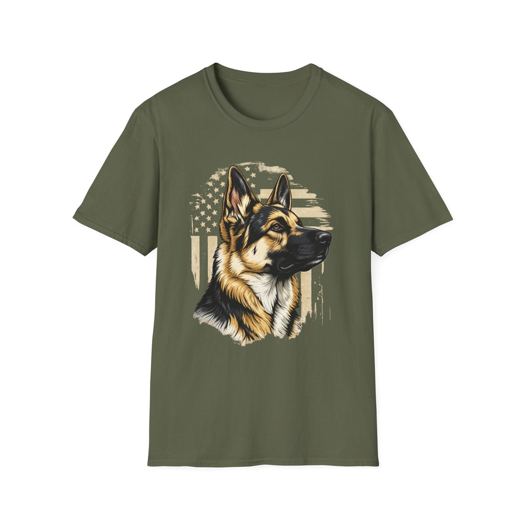 Patriotic German Shepherd Pride T-Shirt