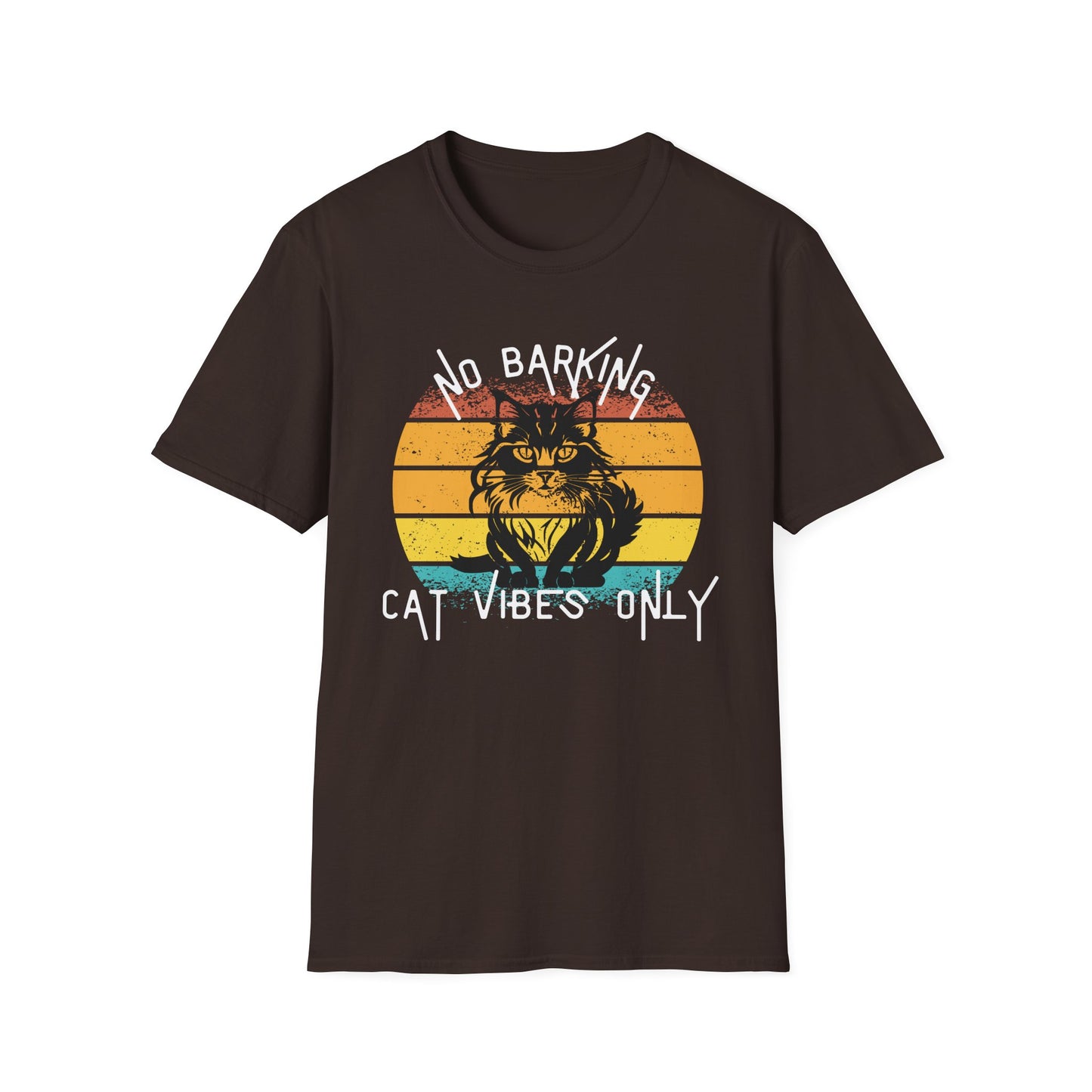Cat Vibes Only Tee – Funny Retro Cat Lover Shirt