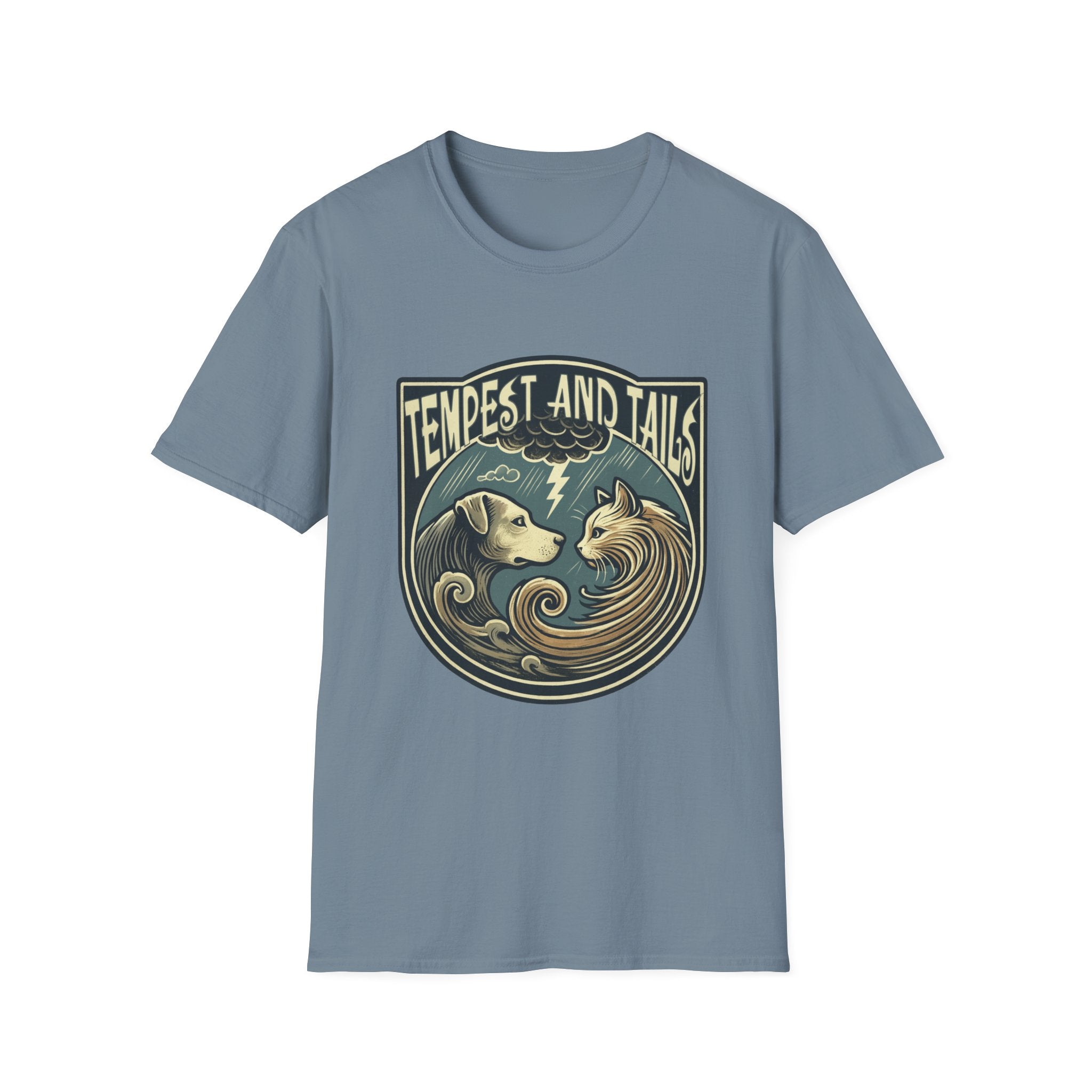Tempest and Tails Unisex T-Shirt - Fun Pet Lover Tee, Gift for Dog Owners, Animal Lover Apparel, Cute Graphic Shirt, Casual Wear