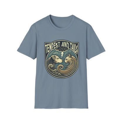 Tempest and Tails Unisex T-Shirt - Fun Pet Lover Tee, Gift for Dog Owners, Animal Lover Apparel, Cute Graphic Shirt, Casual Wear