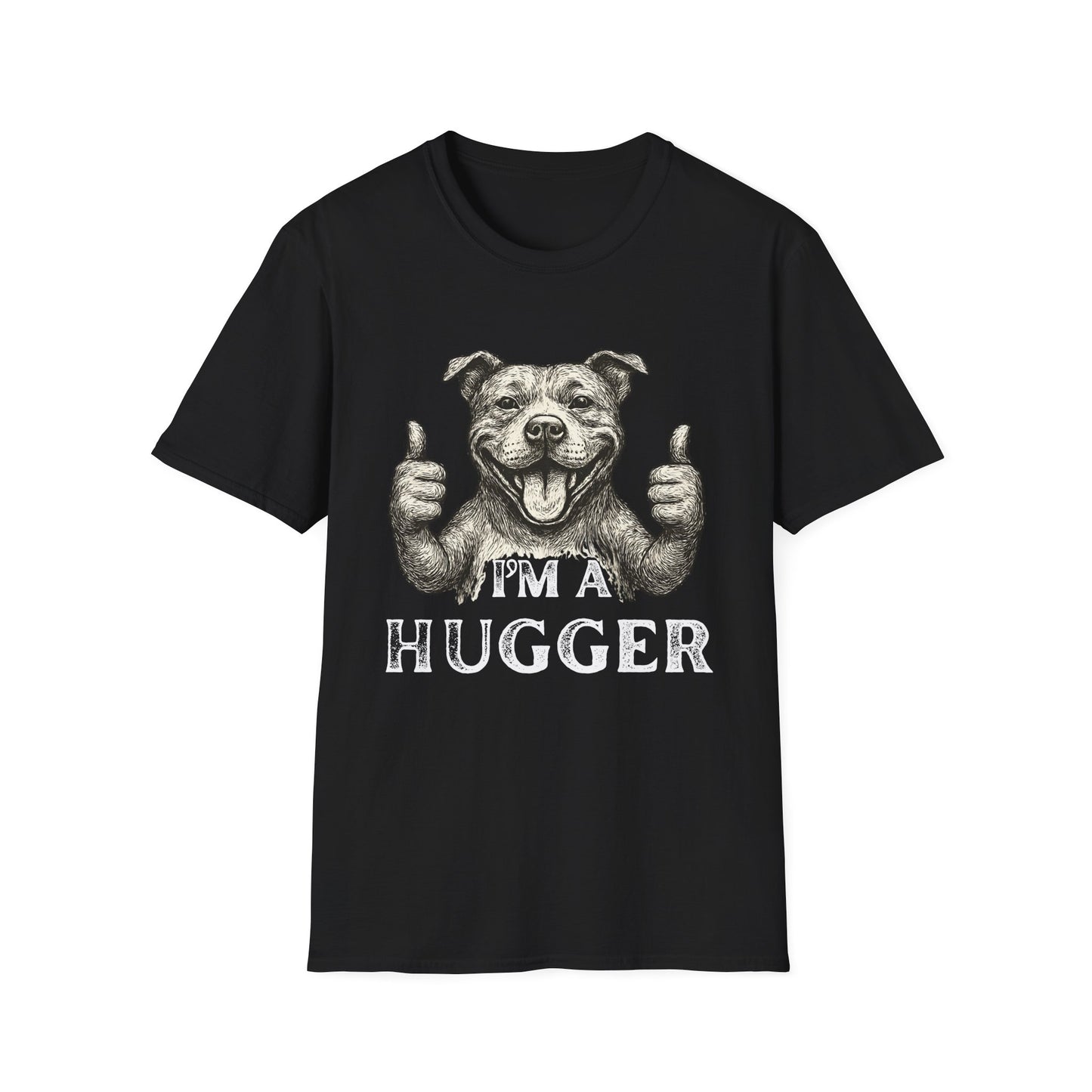 Pitbull Hugger T-Shirt | Funny Dog Lover Graphic Tee