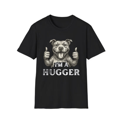 Pitbull Hugger T-Shirt | Funny Dog Lover Graphic Tee