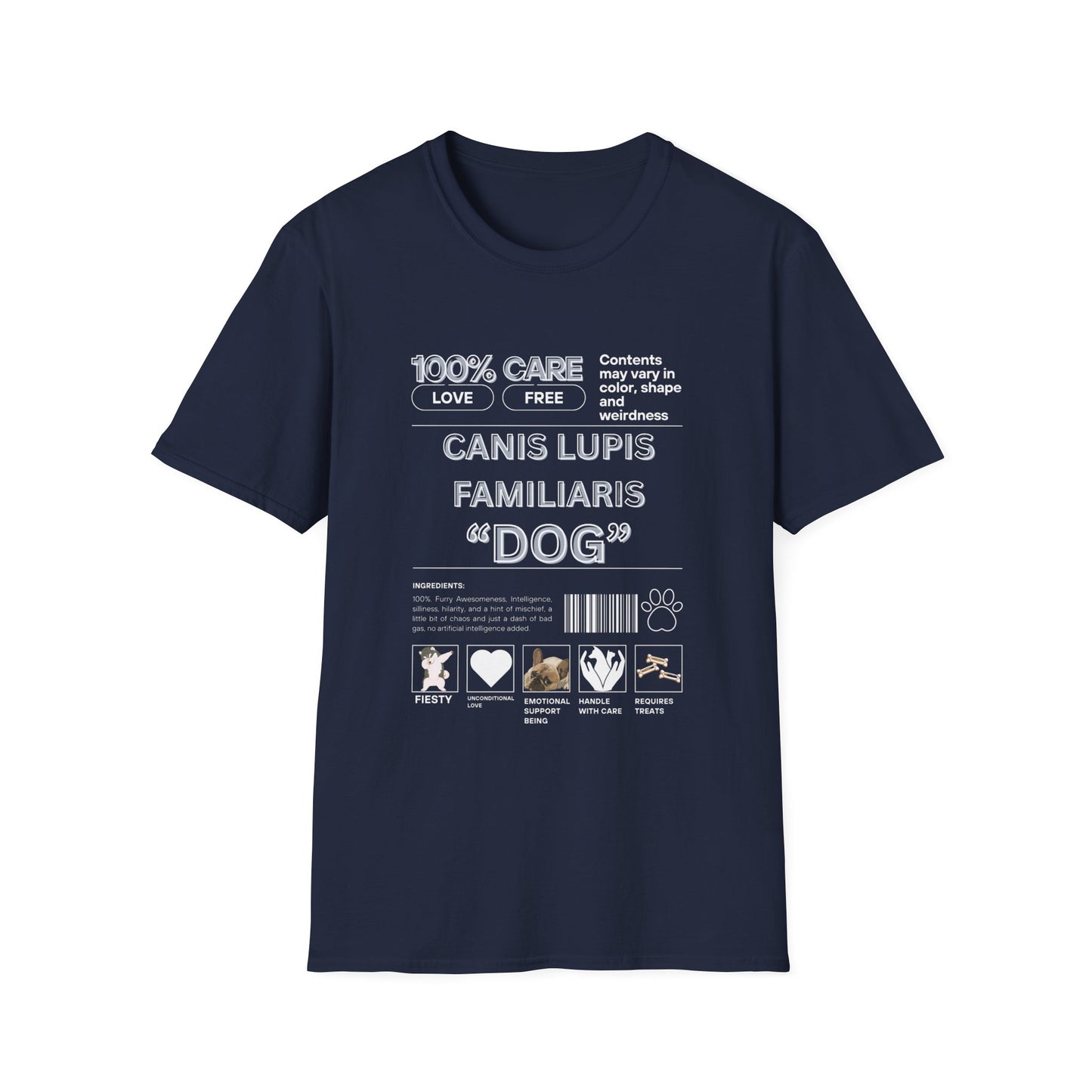 Canis Lupus Familiaris Dog Tee - Funny Vet Label