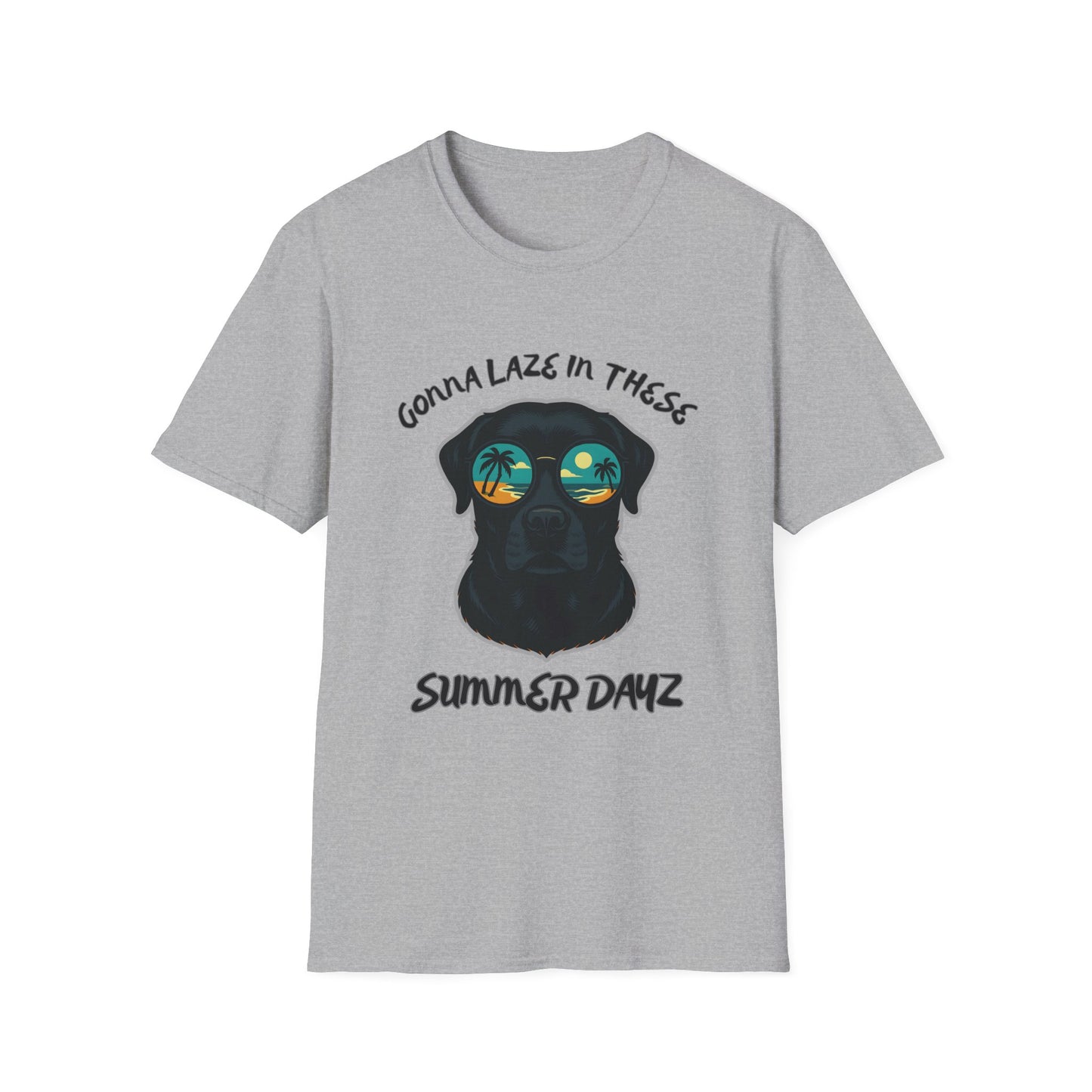 Cool Dog Summer Vibes T-Shirt, Summer T-Shirt, Dog Lover Gift, Casual Wear, Gift for Pet Owners, Beach Day Top