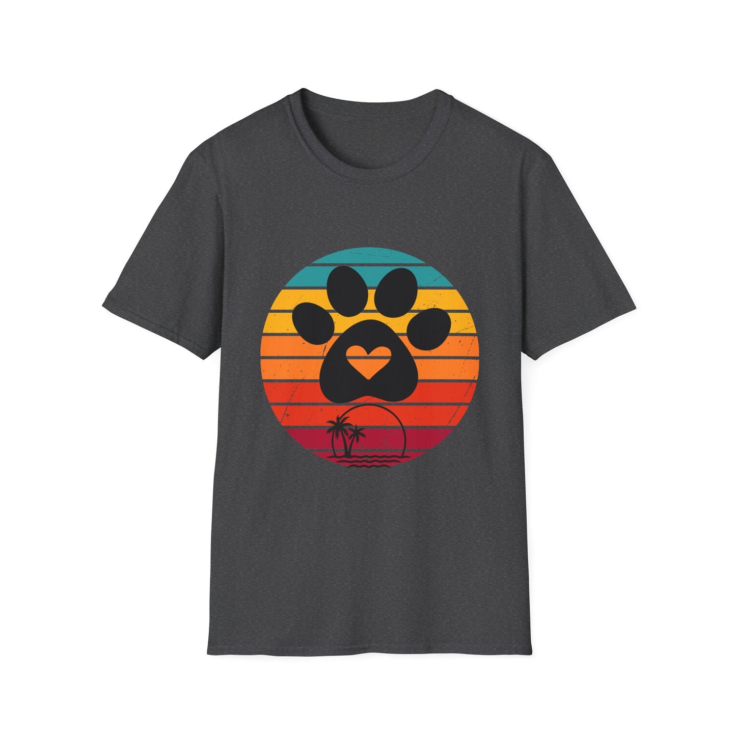 Retro Pet Lover T-Shirt - Softstyle Tee for Dog Owners, Animal Rescue Fundraiser, Gift for Animal Lovers, Vintage Pet Apparel.