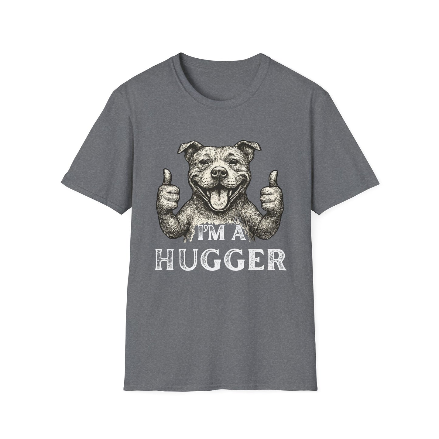 Pitbull Hugger T-Shirt | Funny Dog Lover Graphic Tee