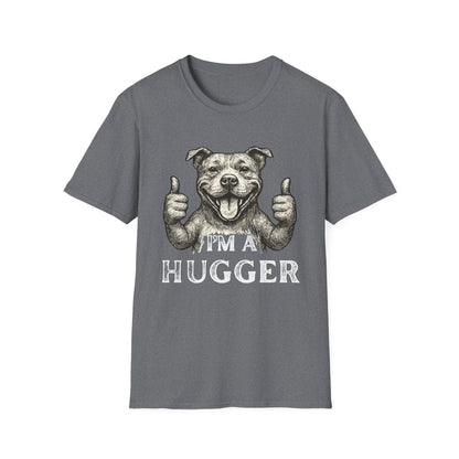 Pitbull Hugger T-Shirt | Funny Dog Lover Graphic Tee