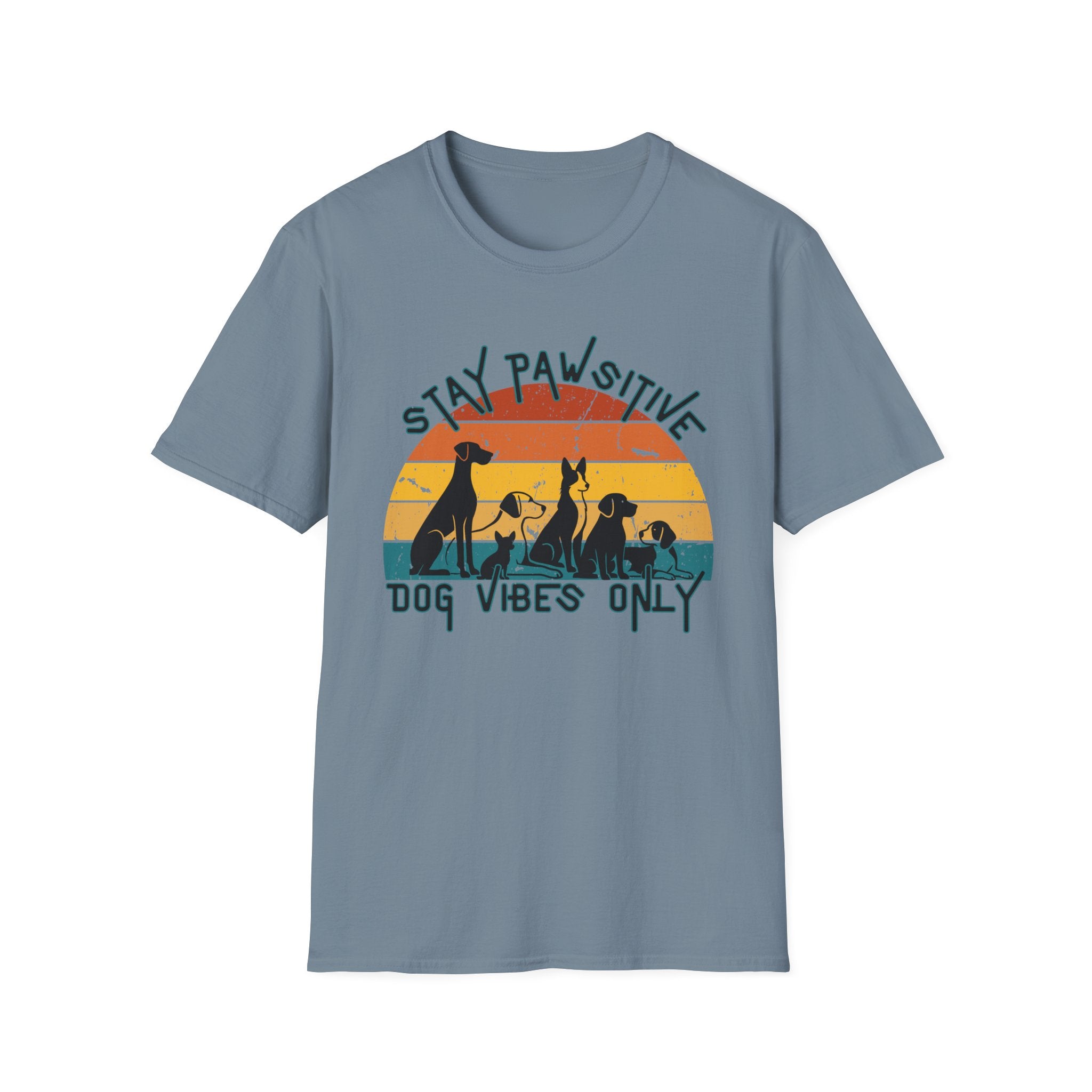 Stay Pawsitive Dog Vibes T-Shirt